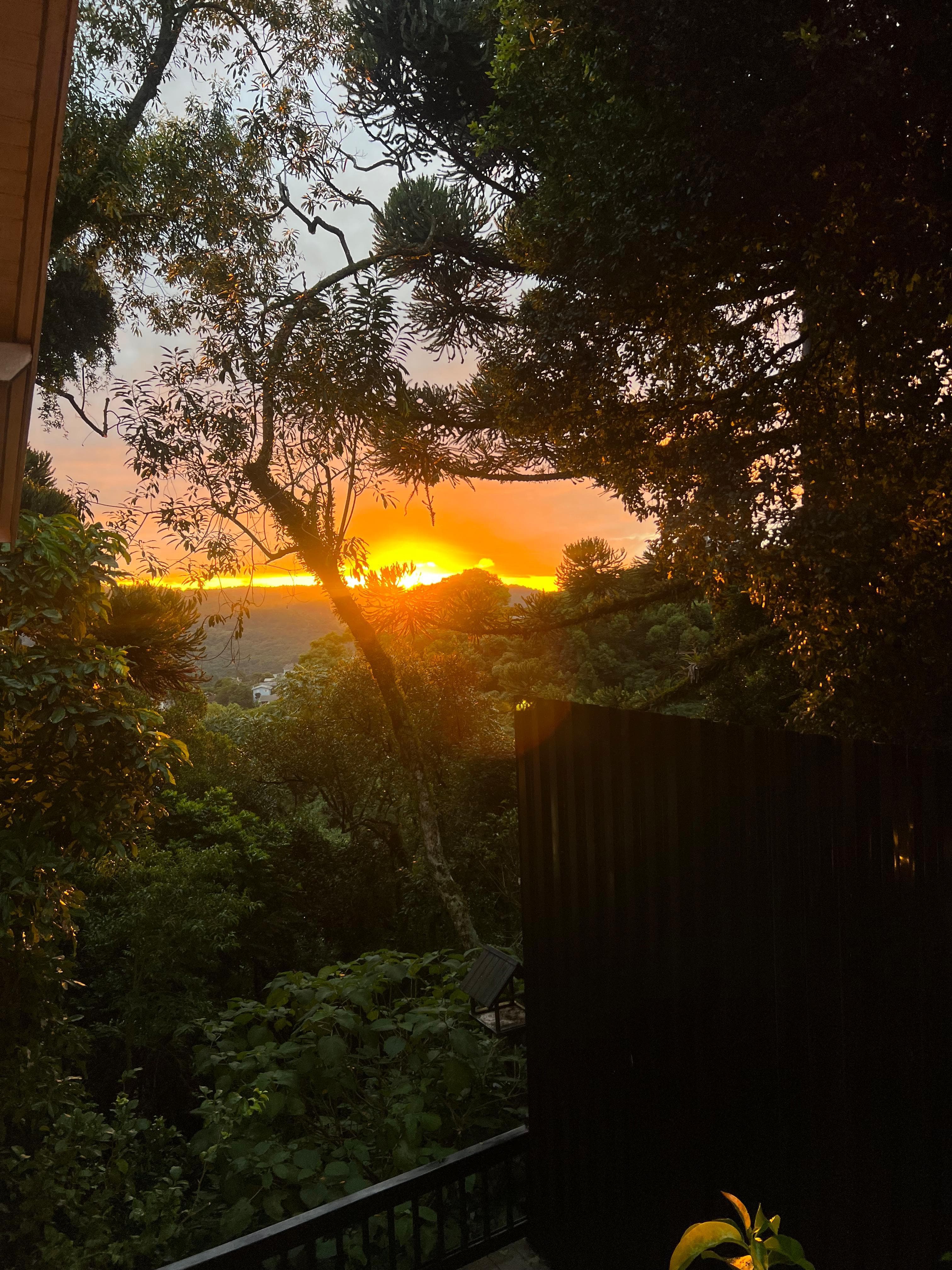 Pôr do sol espetacular